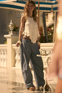 Crochet All Day Crochet-Knit Ruffle Tank Top - ShopPromesa