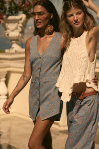 Crochet All Day Crochet-Knit Ruffle Tank Top - ShopPromesa