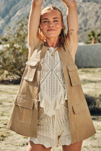 Crochet All Day Crochet-Knit Ruffle Tank Top - ShopPromesa