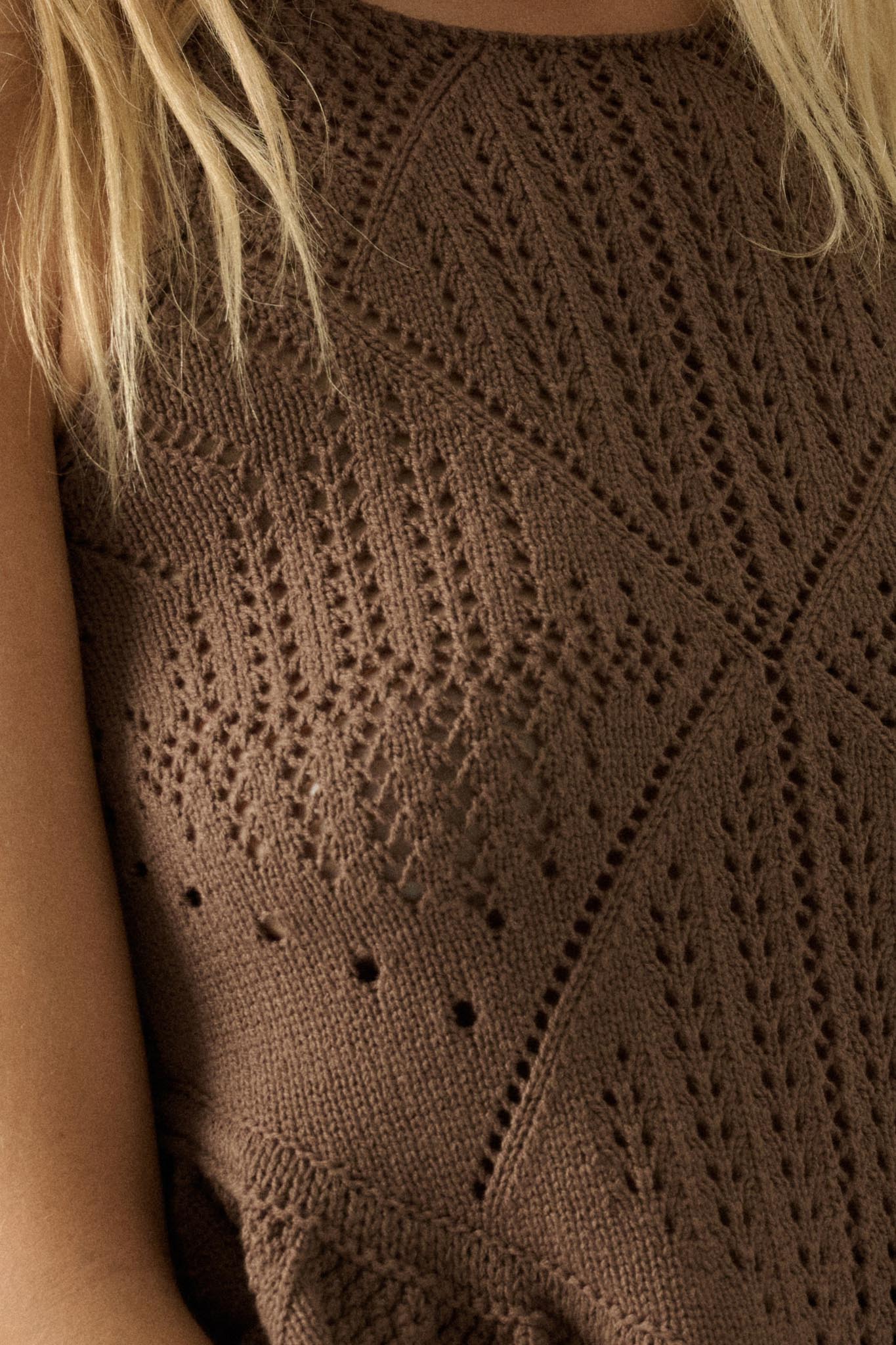 Crochet All Day Crochet-Knit Ruffle Tank Top - ShopPromesa