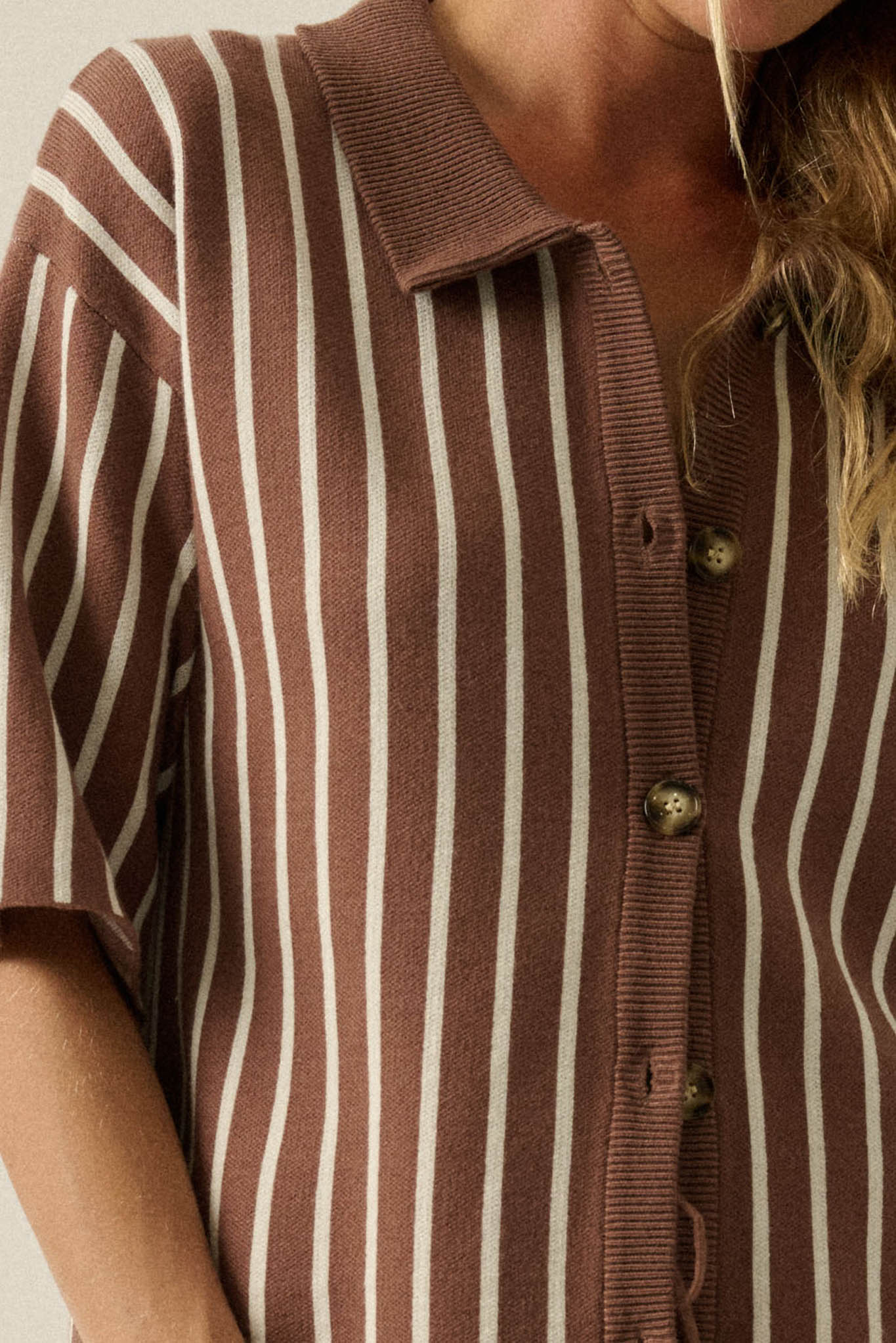 Cabana Club Striped Knit Button-Up Resort Shirt - ShopPromesa