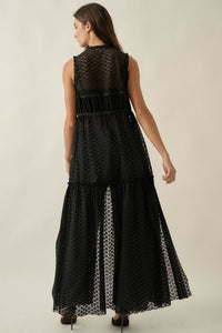 Sunshine Day Sheer Crochet Lace Maxi Top - ShopPromesa