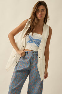 Brightest Star Jacquard Knit Bandeau Tube Top - ShopPromesa