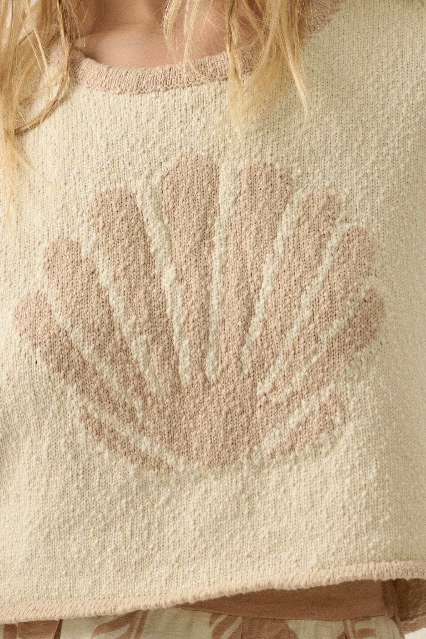 Shell Yeah Textured Jacquard-Knit Sweater Tank Top - ShopPromesa