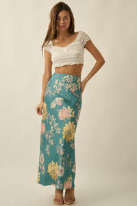 Lacy Blooms Floral Lace Cropped V-Neck Top - ShopPromesa