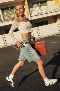 Beautiful Life Floral Lace Long-Sleeve Crop top - ShopPromesa