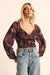 Forgotten Flowers Floral Smocked Sweetheart Top - ShopPromesa