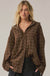 Box Office Plaid Oversize Button-Up Collared Shirt - ShopPromesa