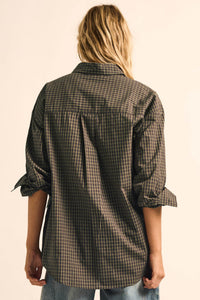 Better Days Plaid Oversize Button-Up Pocket Shirt - ShopPromesa