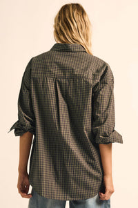 Better Days Plaid Oversize Button-Up Pocket Shirt - ShopPromesa