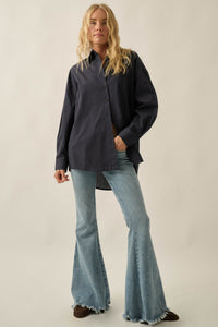 Better Days Plaid Oversize Button-Up Pocket Shirt - ShopPromesa