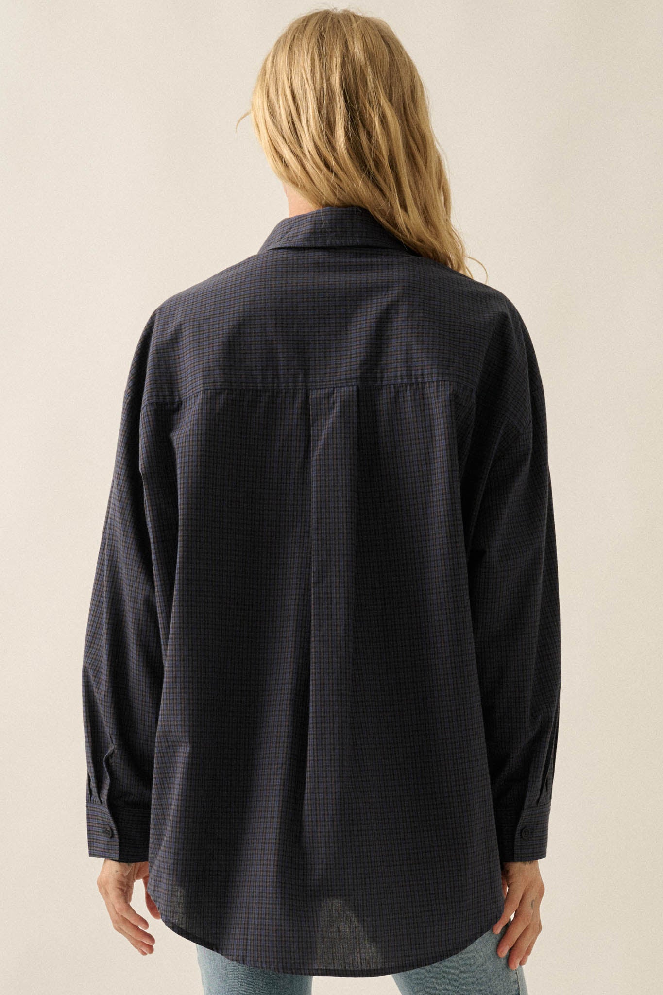 Better Days Plaid Oversize Button-Up Pocket Shirt - ShopPromesa