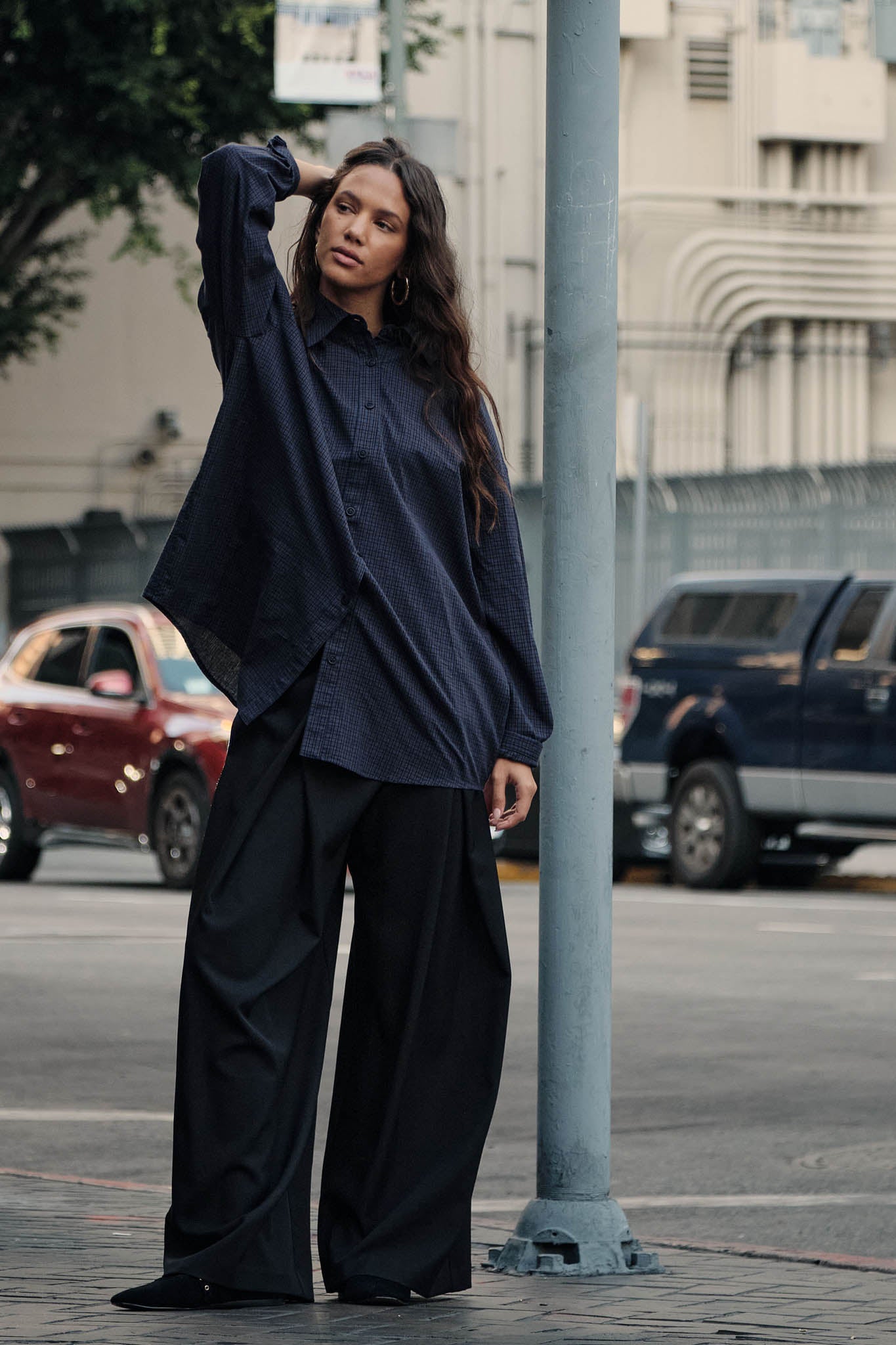 Better Days Plaid Oversize Button-Up Pocket Shirt - ShopPromesa