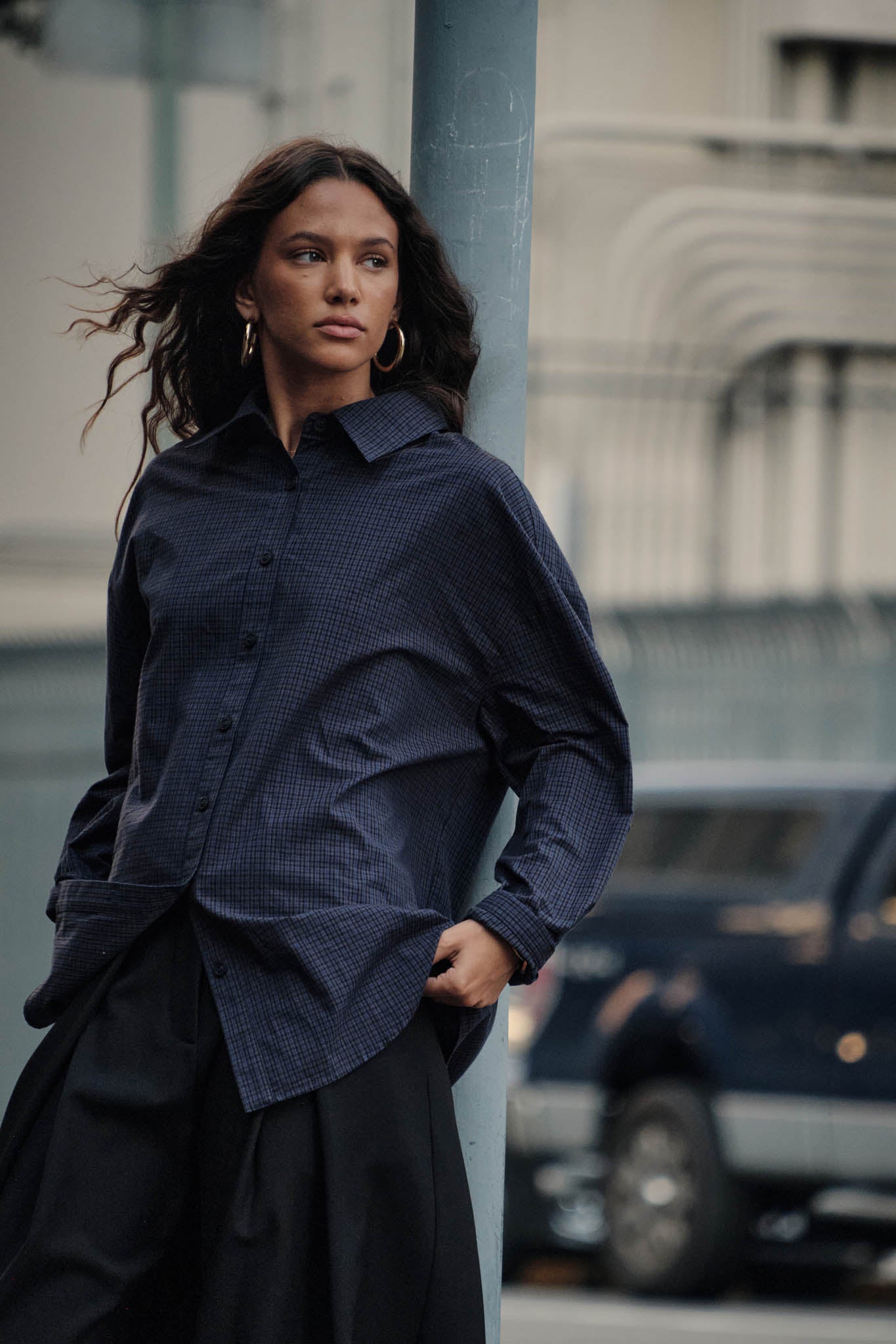 Better Days Plaid Oversize Button-Up Pocket Shirt - ShopPromesa