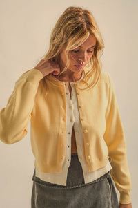 Double Up Layered Two-Tone Button-Up Cardigan - ShopPromesa
