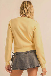 Double Up Layered Two-Tone Button-Up Cardigan - ShopPromesa