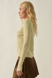 Kind Soul Ribbed Knit Button-Up Thumbhole Cardigan - ShopPromesa