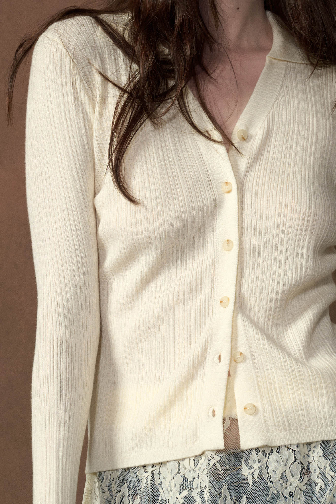 Kind Soul Ribbed Knit Button-Up Thumbhole Cardigan - ShopPromesa