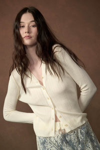 Kind Soul Ribbed Knit Button-Up Thumbhole Cardigan - ShopPromesa