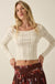On Pointe Floral Pointelle Scoop-Neck Cropped Top - ShopPromesa