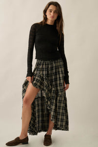 Looking Lovely Floral Lace Split-Cuff Henley Top - ShopPromesa