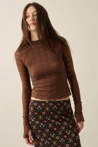 Looking Lovely Floral Lace Split-Cuff Henley Top - ShopPromesa