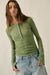 Lovely You Floral Lace Mock-Neck Thumbhole Top - ShopPromesa