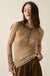 Lovely You Floral Lace Mock-Neck Thumbhole Top - ShopPromesa