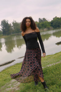 Best Self Rib-Knit Off-Shoulder Long-Sleeve Top - ShopPromesa