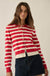 Right Stripes Layered Striped Knit Button-Up Cardigan - ShopPromesa