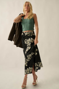 Good Pointe Floral Pointelle Cropped Tank Top - ShopPromesa