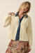 Easy Win Ribbed Knit and Denim Collared Cardigan - ShopPromesa