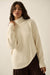 Trust Me Textured Mock-Neck Tulip-Hem Sweater - ShopPromesa