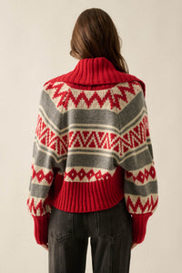 Chic Chalet Fair Isle Knit Shrug and Tube Top Set - ShopPromesa