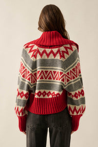 Chic Chalet Fair Isle Knit Shrug and Tube Top Set - ShopPromesa