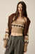Chic Chalet Fair Isle Knit Shrug and Tube Top Set - ShopPromesa