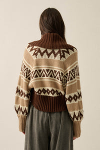 Chic Chalet Fair Isle Knit Shrug and Tube Top Set - ShopPromesa