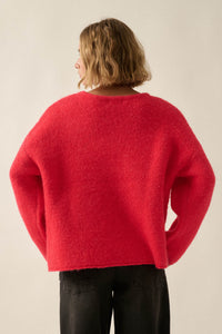 Big Fish Jacquard-Knit Rolled-Edge Sweater - ShopPromesa