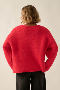 Big Fish Jacquard-Knit Rolled-Edge Sweater - ShopPromesa