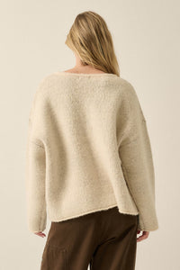 Big Fish Jacquard-Knit Rolled-Edge Sweater - ShopPromesa