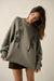 Lucky Leopards Embroidered Exposed-Seam Sweater - ShopPromesa