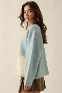 Pine Valley Jacquard-Knit Oversize Landscape Sweater - ShopPromesa