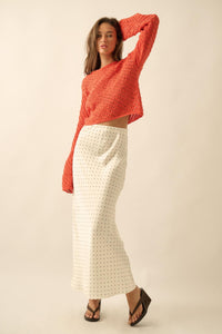 Always Forever Crochet-Knit Cropped Sweater - ShopPromesa