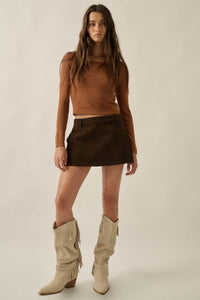 Ready for More Cropped Layered Halter Sweater - ShopPromesa