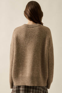 Full Gallop Jacquard Oversize Horse Sweater - ShopPromesa
