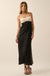 Simply Luxe Satin Piping-Trim Halter Maxi Dress - ShopPromesa