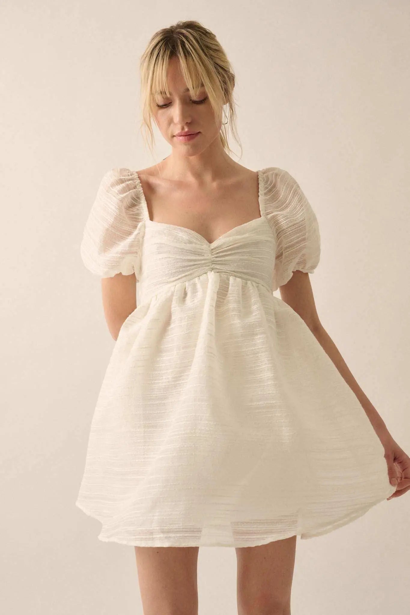 baby organza dress Fluffy Organza knee Length Gown, 1-2Y