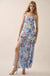 Garden Glow Floral Chiffon Strapless Maxi Dress - ShopPromesa