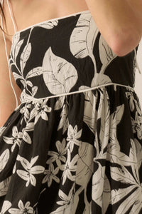 Botanical Beauty Tropical High-Waist Midi Dress - ShopPromesa