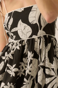 Botanical Beauty Tropical High-Waist Midi Dress - ShopPromesa